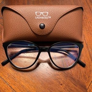 Lady boss anti blue light glasses